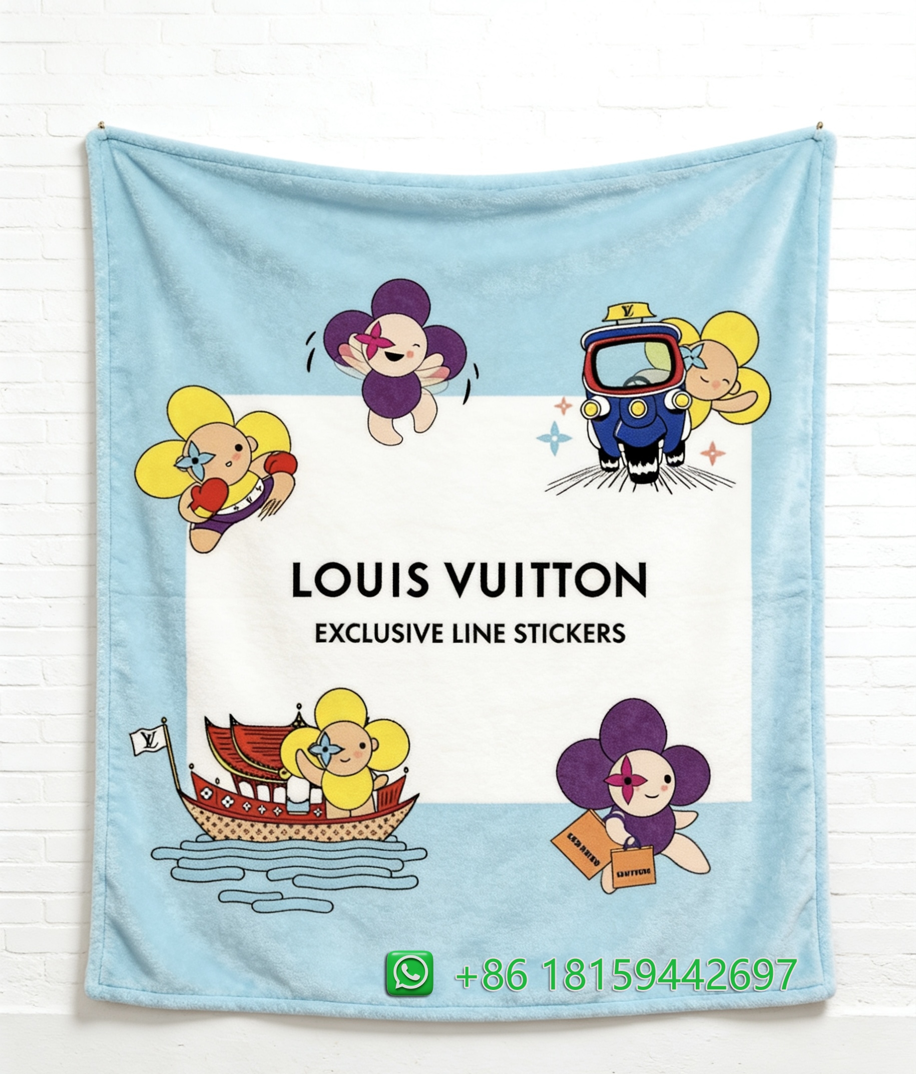 Louis Vuitton Throw Blankets